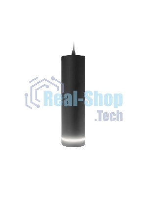 Светильник Ambrella light TN290 SBK черный песок LED 4200K 9W D80*290