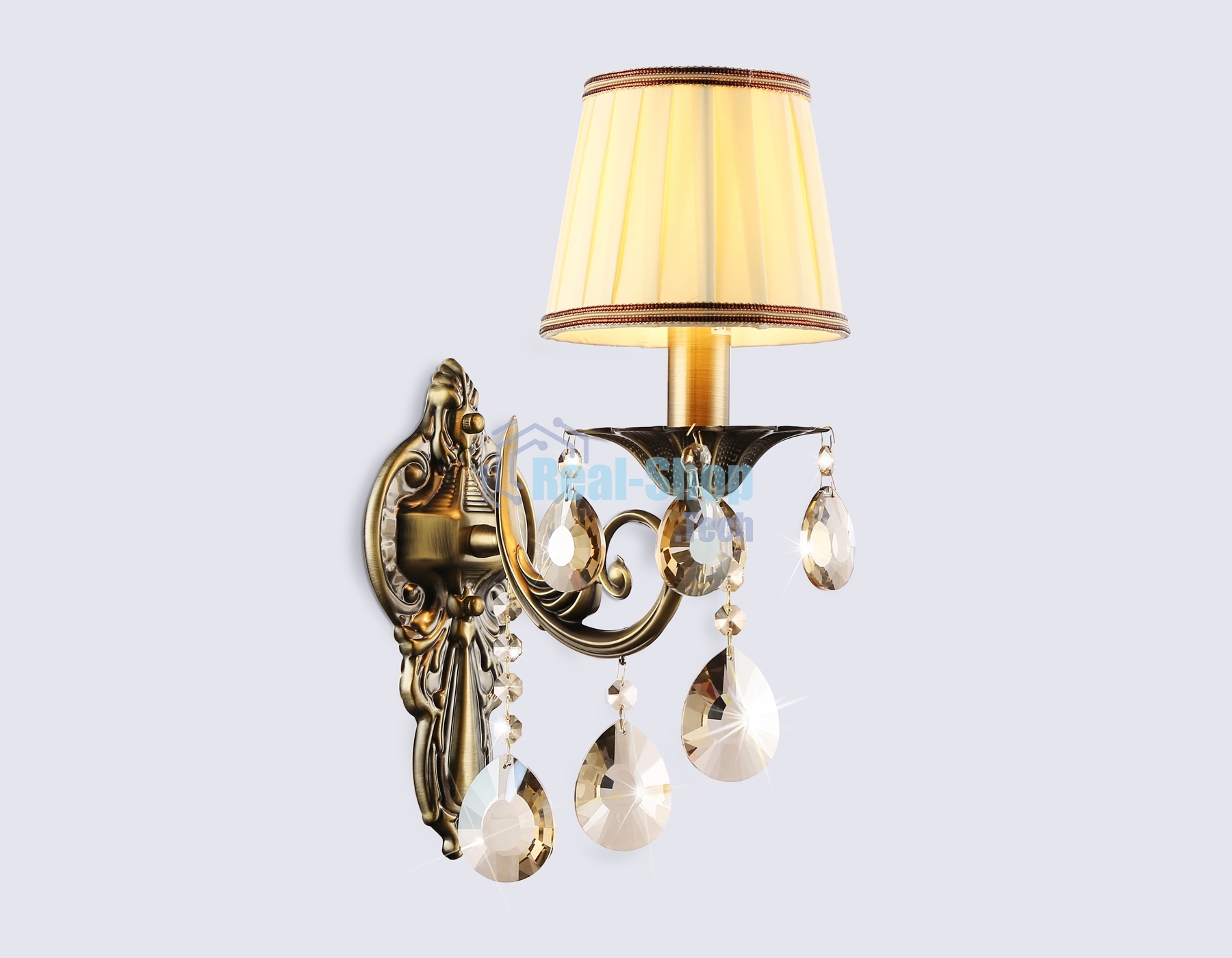 Светильник Ambrella light TR4578 SB/WH бронза/белый E14 max 40W 405*130*230