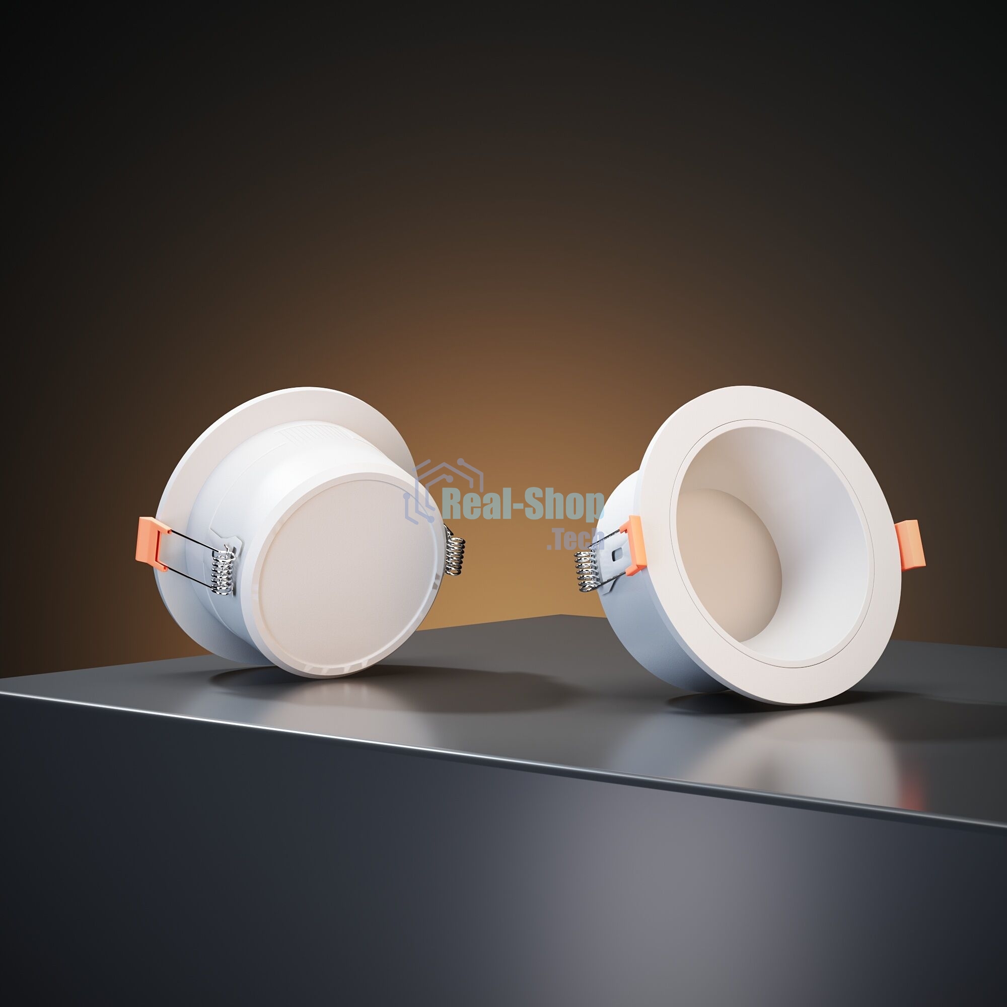 Встраиваемый светодиодный светильник 25082/LED 7W 4200K чёрный