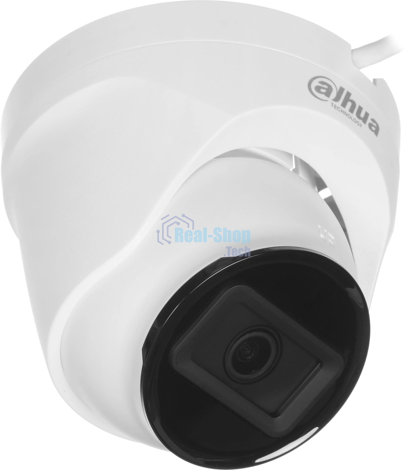 Камера видеонаблюдения Dahua DH-IPC-T1E20P-A-0280B, IP, 2 Мп, 2.8 мм, белая