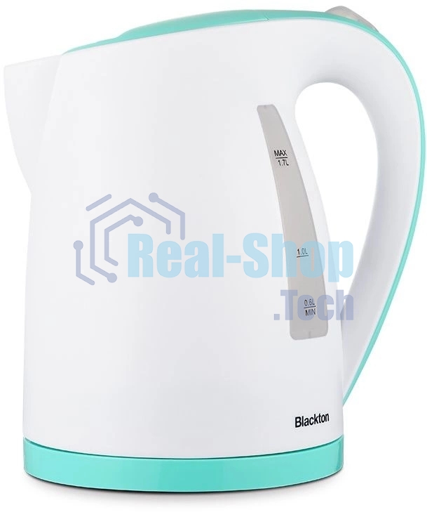 Чайник электрический Blackton Bt KT1702P белый/зеленый, 1.7 л, 2200 Вт, скрытый нагревательный элемент