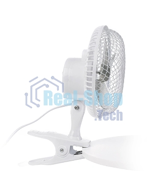 Вентилятор Centek CT-5003 серый/белый, настольный, 20 Вт, 2 скорости, 15 см