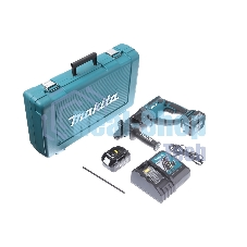 Перфоратор Makita DHR202RFE Перфоратор ак,SDS+, 18В,2х 3 Ач Li-ion,3реж,1.9Дж,0-4000у\м,3.5кг,чем,подсветка,совмест с 4 Ач Li-ion