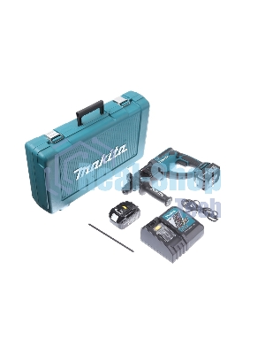 Перфоратор Makita DHR202RFE Перфоратор ак,SDS+, 18В,2х 3 Ач Li-ion,3реж,1.9Дж,0-4000у\м,3.5кг,чем,подсветка,совмест с 4 Ач Li-ion