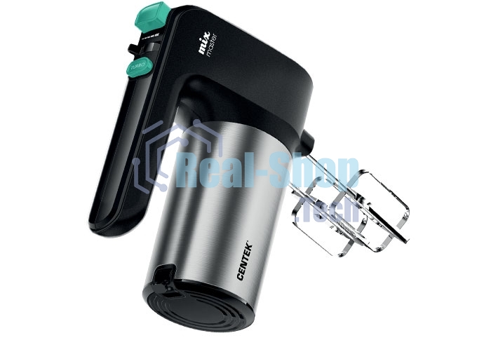 Миксер Centek CT-1123 (черный/сталь)