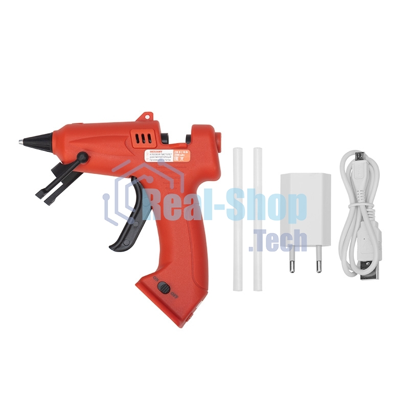 Клеевой пистолет Rexant, 10 Вт, Ø7 мм, 