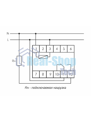 Реле времени PCA-512 (задержка выкл. 230В 8А 1перекл. IP20 монтаж на DIN-рейке) F&F EA02.001.001