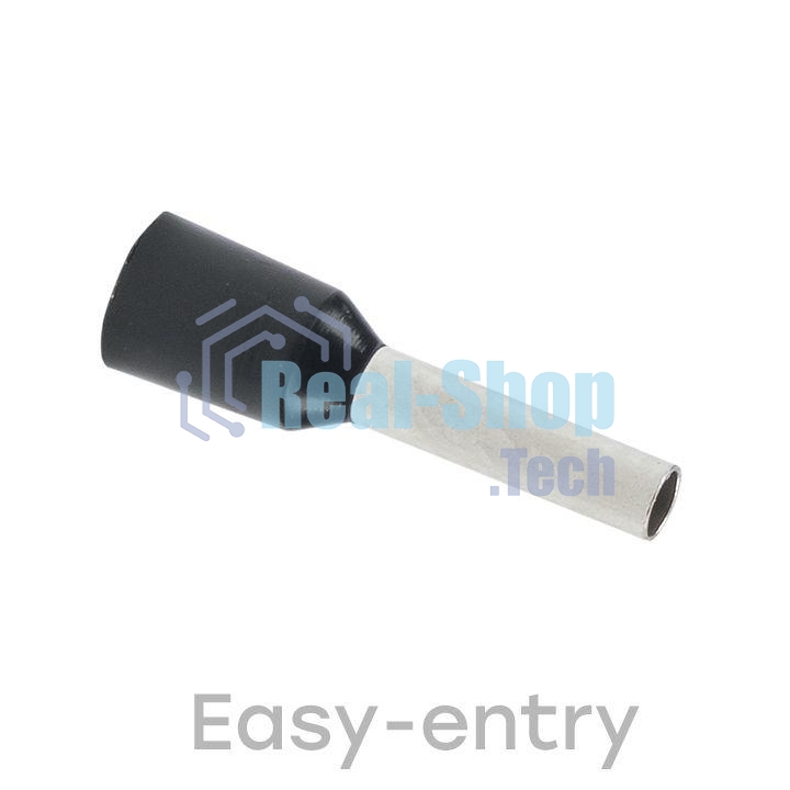 Наконечник штыревой втулочный изол. НШвИ 1.5-8 (уп.50шт) EKF nhvi-1.5-8