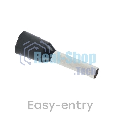 Наконечник штыревой втулочный изол. НШвИ 1.5-8 (уп.50шт) EKF nhvi-1.5-8