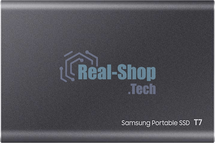 Внешний SSD Samsung T7, 2TB, USB 3.2 Gen 2 Type-C, R/W 1050/1000, титан