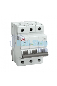 Выключатель автоматический Averes AV-6 (D) 3P 20А 6kA
