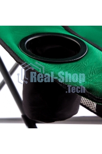 Кресло складное с подлокотниками и подстаканником 60x60x110/92 см, Camping Palisad