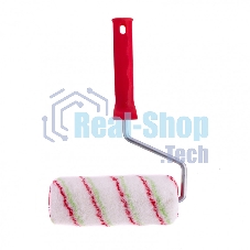 Валик Сибртех Эмали, 180 мм, ворс 12 мм, D 48 мм, D ручки 8 мм, полиамид, полиакрил