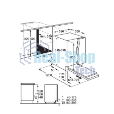 Встраиваемая посудомоечная машина Electrolux KES27200L 60 см, загрузка на 13 комплектов посуды, сенсорное управление, 6 программ