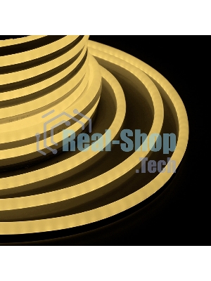 Гибкий неон Neon-night SMD (8х16 мм) односторонний теплый белый, 120 LED/м, набор 10 м (с комплектом подключения), IP65