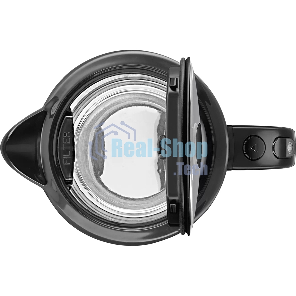 Чайник электрический Bosch TWK70B03 1.7л. 2400Вт черный (корпус: стекло)