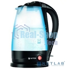 Чайник Vitek VT-1181 стекло Мощность: 2200 Вт. Объем: 1,7 л.