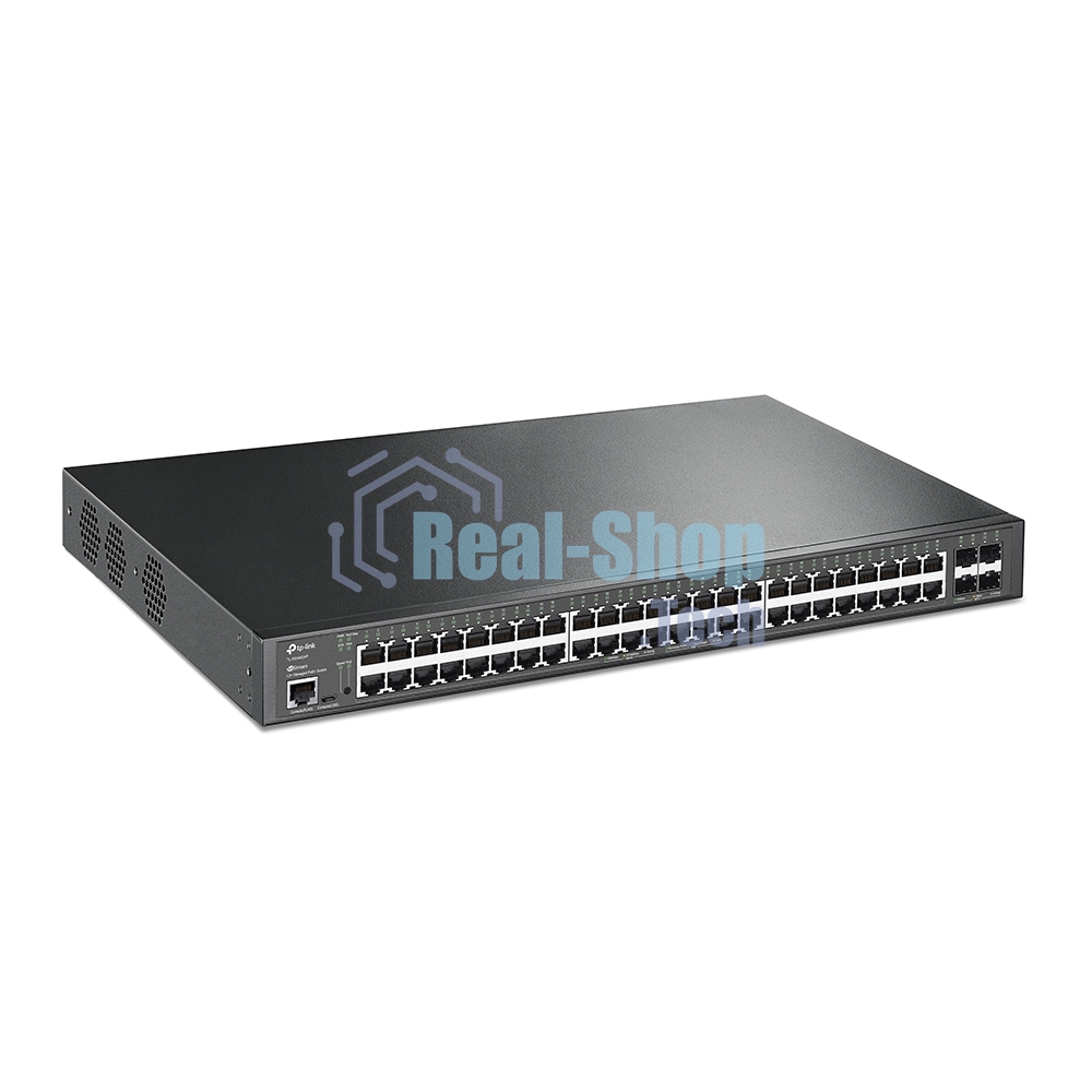 Коммутатор TP-Link TL-SG3452XP 48G 4SFP+ 48PoE+ 500W управляемый
