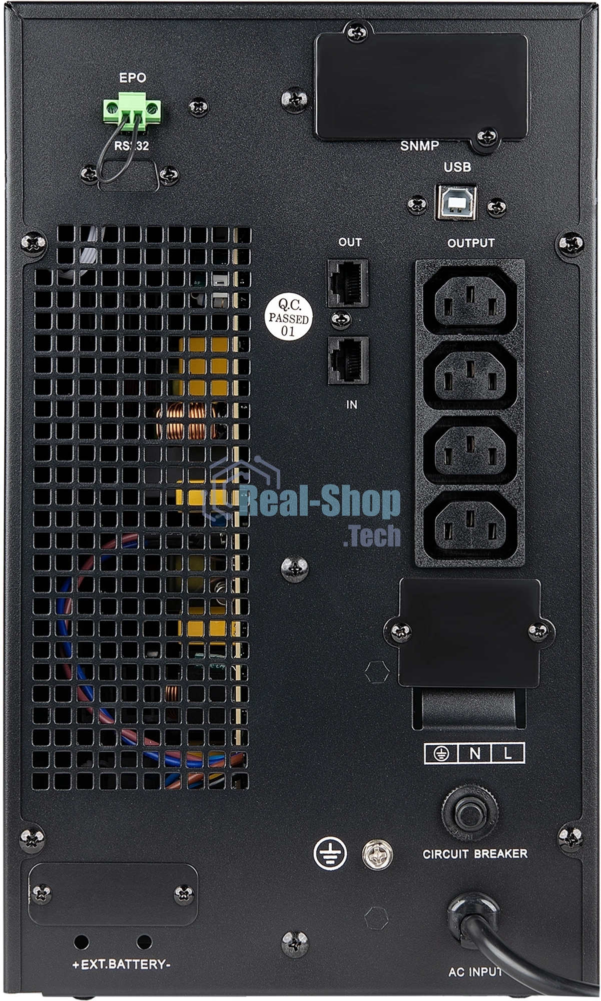 Источник бесперебойного питания Smartwatt UPS MASTER IEC 2kVA 2000Вт 1800ВА черный