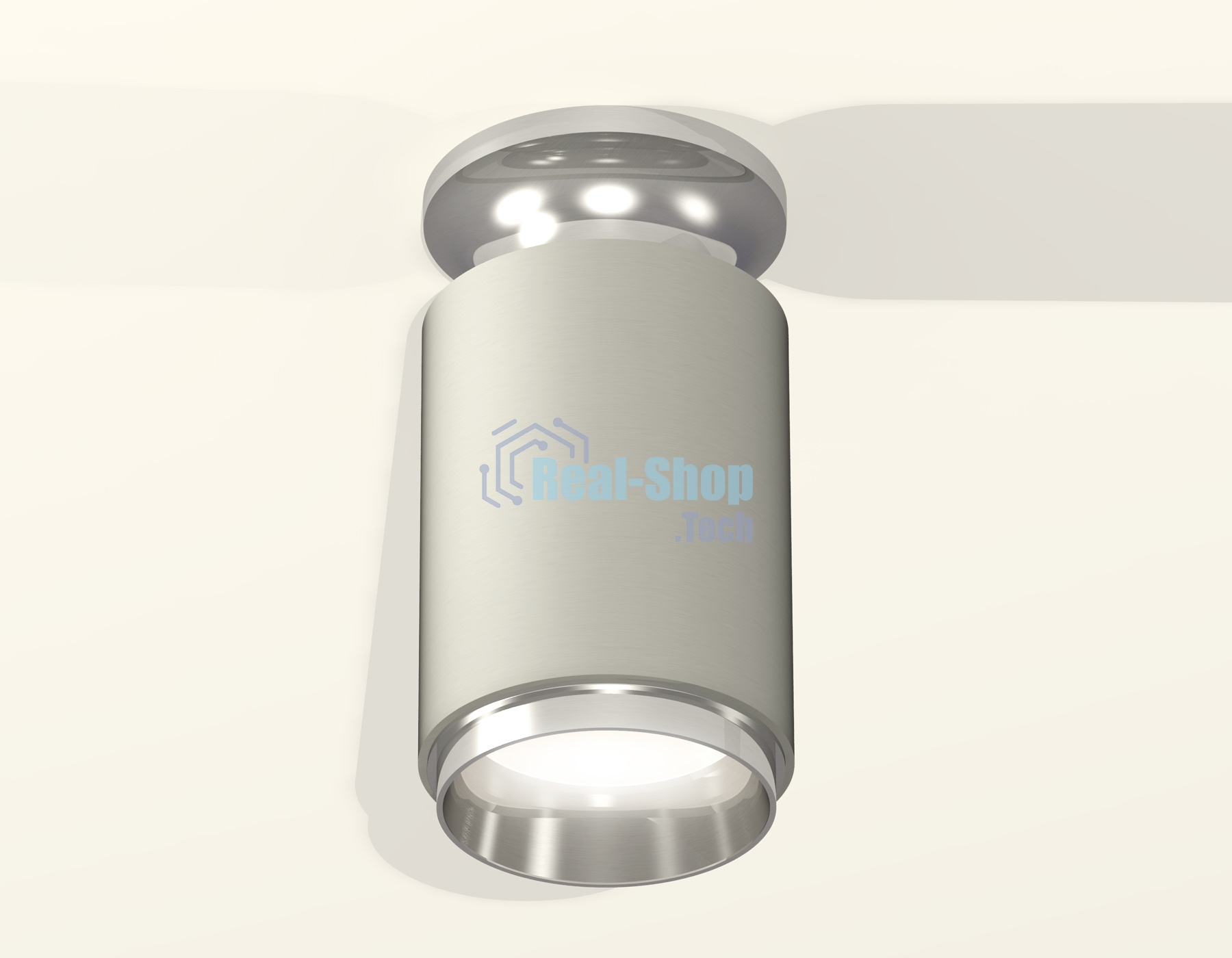 Светильник Ambrella Light XS6314100 SGR/PSL серый песок/серебро полированное MR16 GU5.3 (N6903, C6314, N6122)