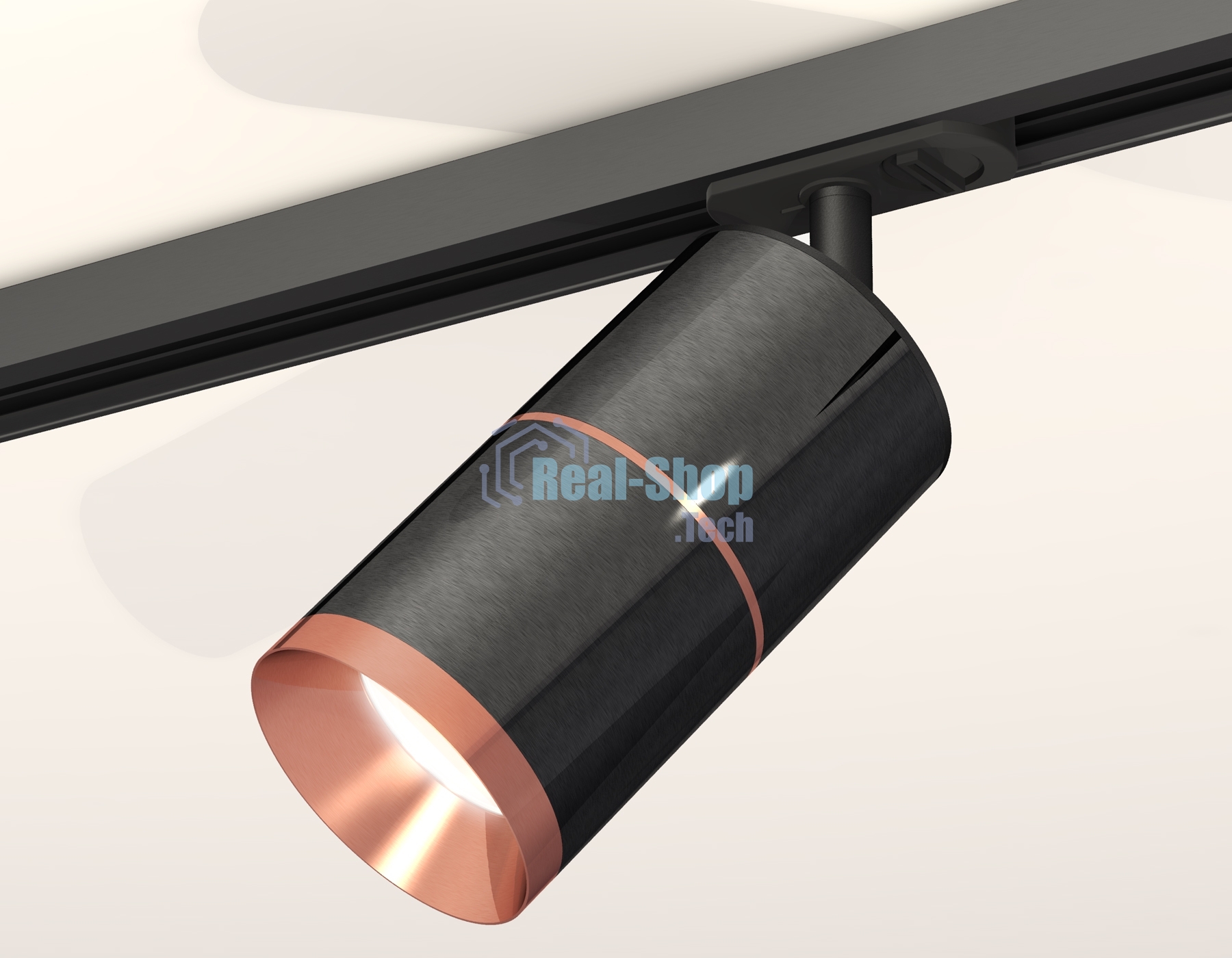 Светильник Ambrella light XT7403002 DCH/PPG/SBK черный хром/золото розовое полированное/черный песок MR16 GU5.3