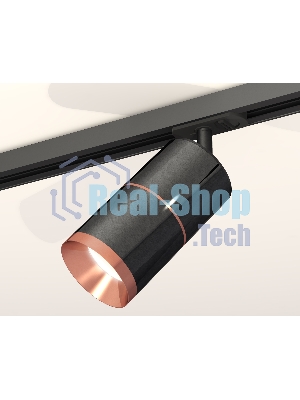 Светильник Ambrella light XT7403002 DCH/PPG/SBK черный хром/золото розовое полированное/черный песок MR16 GU5.3