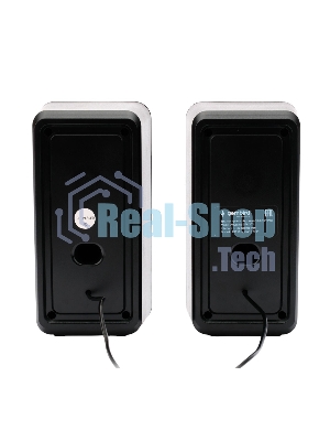 Акустическая система 2.0 Gembird SPK-305, 10Вт, пластик, рег.громкости, RGB подсветка, черный