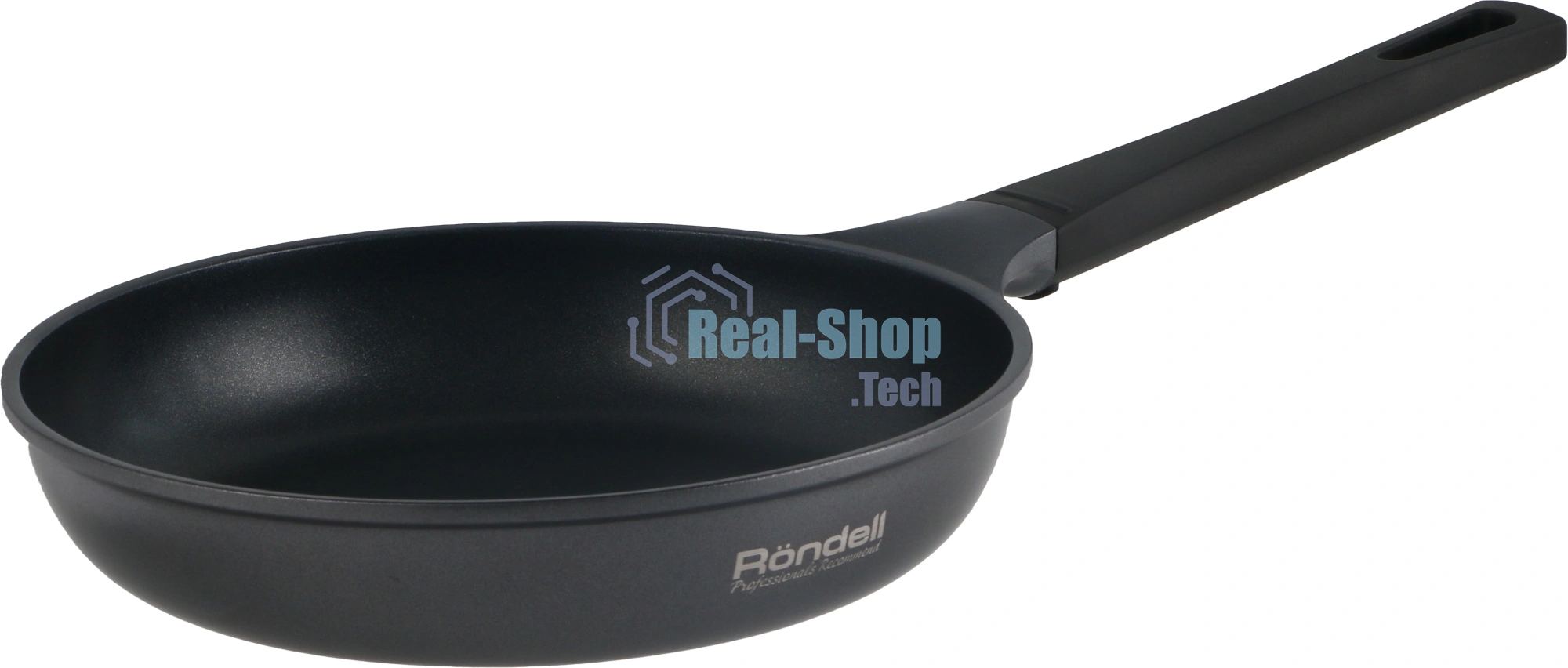 Сковорода Rondell Baselard RDA-2004 круглая 28 см, покрытие: Xylan Plus ручка несъемная (без крышки) темно-серый