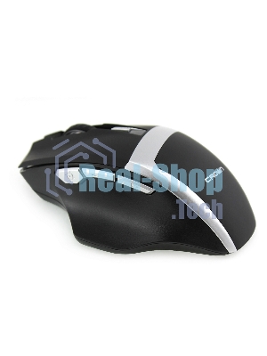 Мышь беспроводная Crown Gaming CMXG-801 черный, 1600 dpi, радиоканал, USB, кнопки - 7