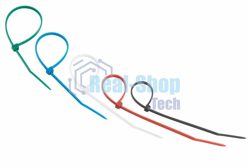 Хомут-стяжкa нeйлонoвая Rexant 150x2,5 мм, цветная, упаковка 25 шт.