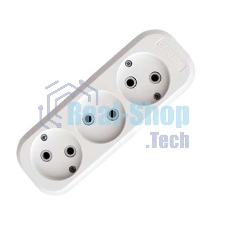 Колодка удлинителя 3-м АВС-пл. без заземл. UNIVersal E203