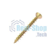 Саморез оконный Kranz острый, 4.1х40, желтый цинк, упаковка поставщика (6 000 шт.)