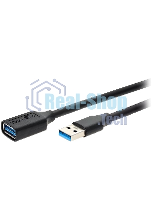 Кабель удлинительный USB3.0 Am-Af 1m Telecom черный (TUS708-1M)