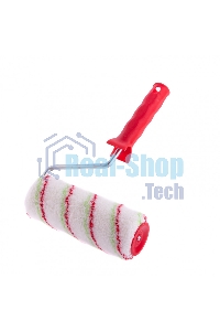 Валик Сибртех Эмали, 180 мм, ворс 12 мм, D 48 мм, D ручки 8 мм, полиамид, полиакрил