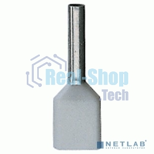 Наконечник-гильза изол. НГИ2 4.0-12 сер. (уп.100шт) ИЭК UTE10-D4-0-100