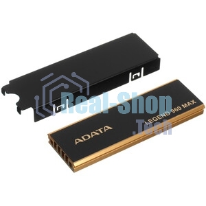 Накопитель SSD ADATA LEGEND 960 MAX, 1Tb, PCIe 4.0 x4, M.2 2280, NVMe, R/W 7400/6000, с радиатором