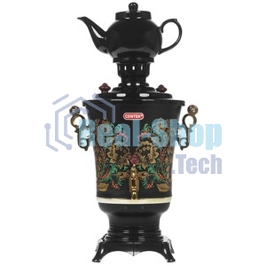 Самовар Centek CT-0093 черный/хохлома