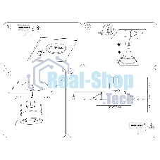 Встраиваемый поворотный точечный светильник Ambrella light TN102744 BK черный IP20 GU5.3 95*95*25