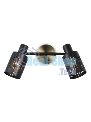 Светильник Ambrella light TR8668/2 BK/SB чёрный/бронза E14/2 max 60W 360*100*190