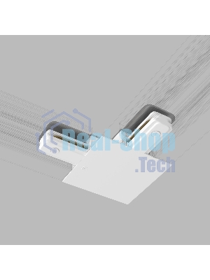 TRCM-1-1-L-WH / Коннектор угловой для однофазного встраиваемого шинопровода (белый)