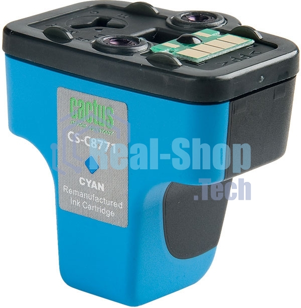 Картридж струйный Cactus CS-C8771 голубой для №177 HP PhotoSmart 3213/3313/8253/C5183/C6183 (11,4мл)