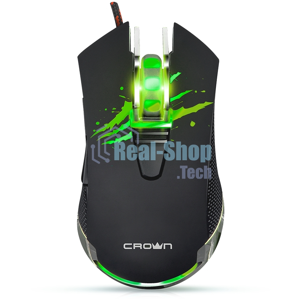 Мышь проводная CROWN Gaming CMXG-614 USB CM000001532 DPI 800/1000/1600/2400