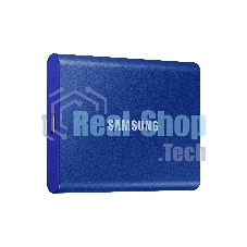 Внешний SSD Samsung T7, 1TB, USB 3.2 Gen 2 Type-C, R/W 1050/1000, синий