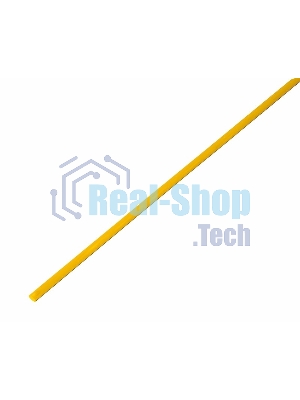 Термоусадочная трубка 2,5/1,25 мм, желтая, упаковка 50 шт. по 1 м 20-2502 Rexant