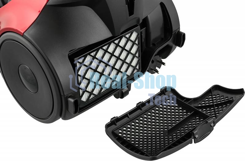 Пылесос Samsung VCC885HH3P красный, 430/2200 Вт, уборка сухая, пылесборник контейнер 2 л