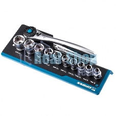 Набор торцевых головок Gross трещотка 120 зубьев, 3/8