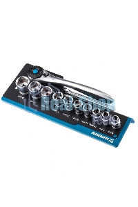 Набор торцевых головок Gross трещотка 120 зубьев, 3/8