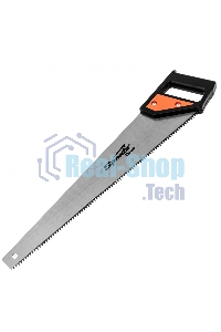 Ножовка по дереву Sparta 450 мм, 5-6 TPI, каленый зуб, пластиковая рукоятка