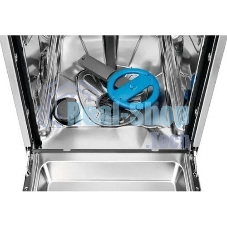 Встраиваемая посудомоечная машина Electrolux KESC2210L, черный, 44.6 см, 9 компл., 44 дБ, класс E