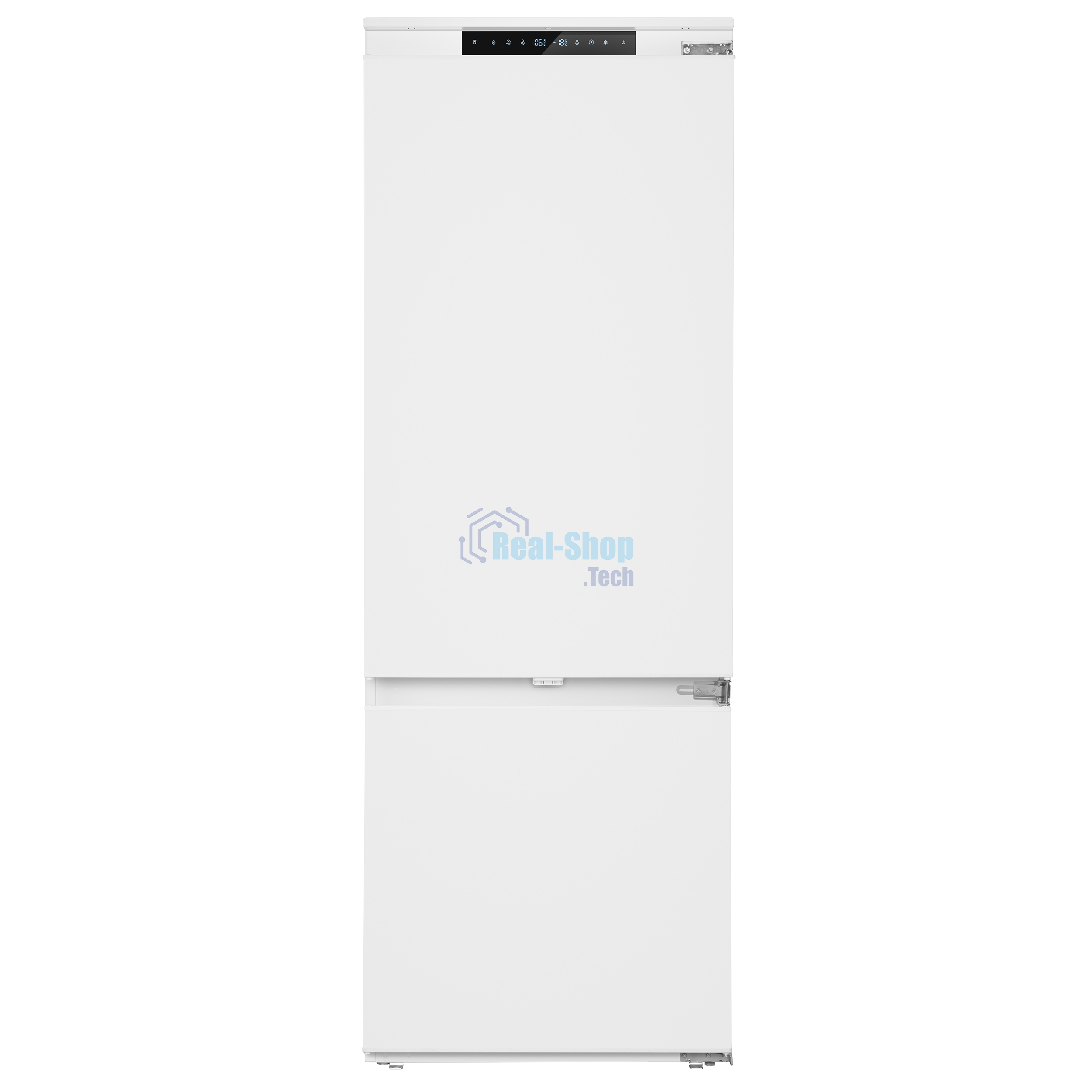 Встраиваемый холодильник Maunfeld MBF19369NFWGR LUX Inverter белый двухкамерный 257/84л морозилка снизу